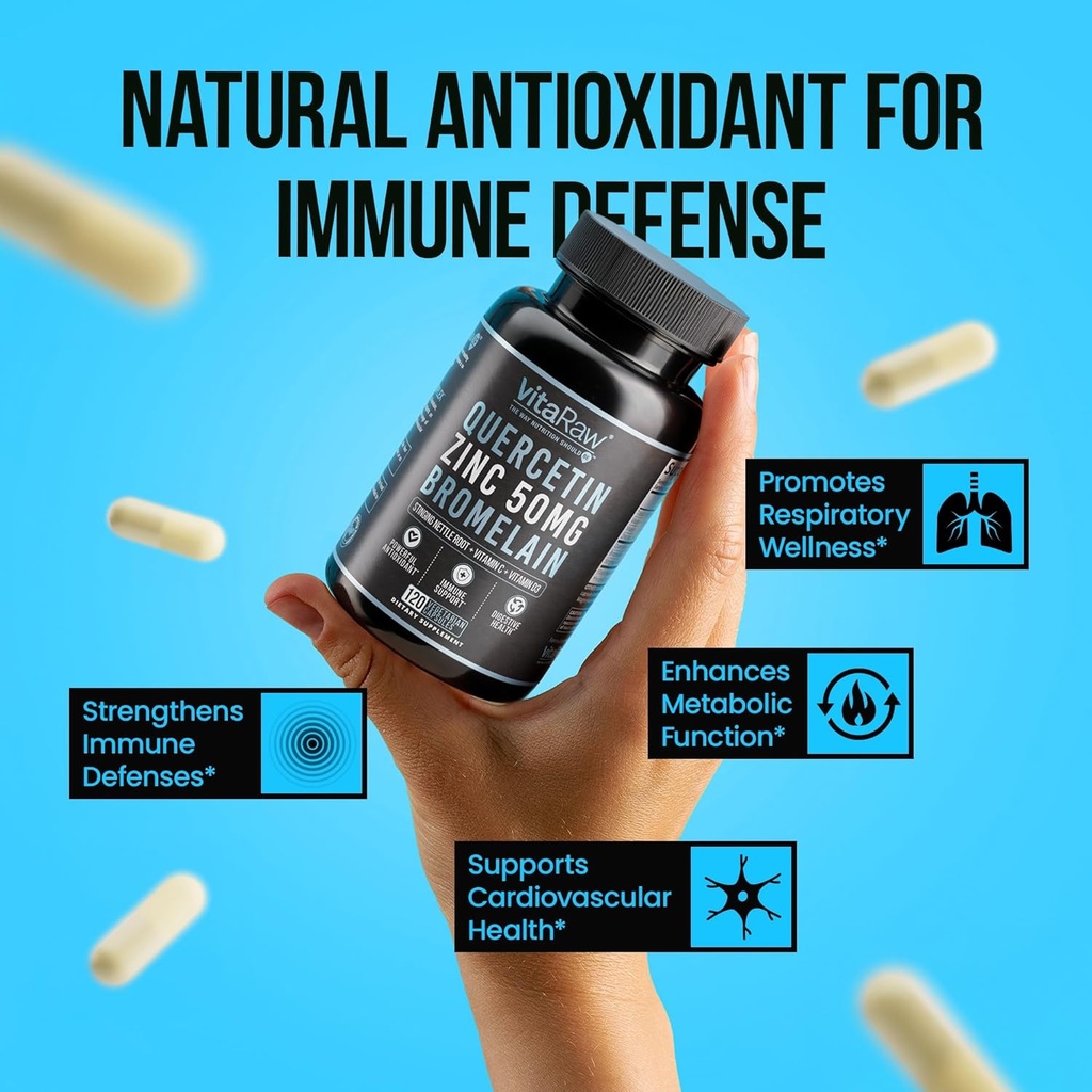 Immune Support Vitamins + Quercetin Supplement 5