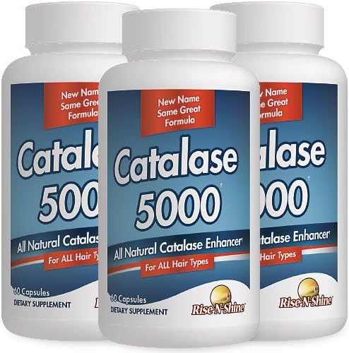 Rise-N-Shine Catalase Supplement 5000 - Powerful Antioxidant Enzyme for Hair Health Support - Hair Supplements for Strong Hair - 60 Capsules (30-Day Supply) 3