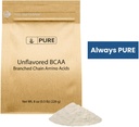 Pure Original Ingredients Unflavored Instantized BCAA (8oz) Powder, Branched Chain Essential Amino Acids, Supplement (8 Ounce) 4