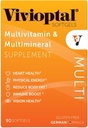 Vivioptal Multi, 90 Softgels (1 Year Supply), Multivitamin & Multimineral, Gluten Free, German Formula 4