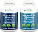 Magnesium Taurate 400mg + Magnesium Glycinate 400mg - High Absorption & Highly Bioavailable - Vegan Bundle - 270 + 270 Tablets 2