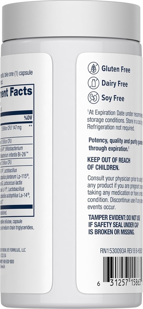 Renew Life Women's Probiotic Capsules, Supports pH Balance for Women, Vaginal, Urinary, Digestive and Immune Health, L. Rhamnosus GG, Dairy, Soy and Gluten-Free, 25 Billion CFU - 30 Ct 4