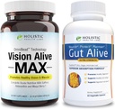 Bright Eyes and Healthy Gut Bundle | Lutemax® 2020, Bilberries, Blueberries, c3g from Black Currant, Maqui Berry, Saffron, Astaxanthin | Ginger, Artichoke Leaf, Licorice Root & Zinc Carnosine 2