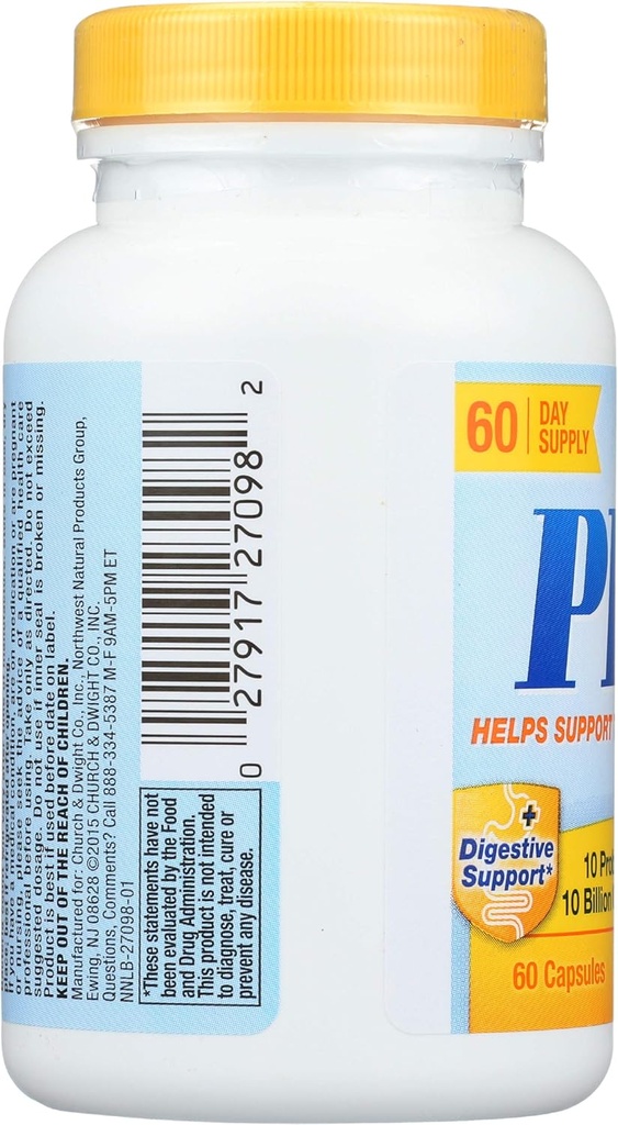 Nutrition Now PB 8 Probiotic Immune System and Digestive Support* Dietary Supplement, 60 Count 6