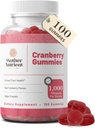 Mother Nutrient Cranberry Gummies Supplement for Women & Kids- Urinary Tract Health- Less Tart & 90% Less Sweet, Gluten-Free, Non-GMO, Vegan - Pure Cranberry Extract 1000mg - 100 Count. 2