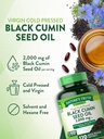 Nature's Truth Black Seed Oil Pills | 2,000mg | 120 Softgels | Virgin Cold Pressed Cumin | Non-GMO and Gluten Free Supplement 4