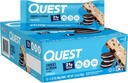 Quest Nutrition Cookies & Cream Protein Bars, 21g Protein, 1g Sugar, 4g Net Carb, Gluten Free, Keto Friendly, 12 Count 2