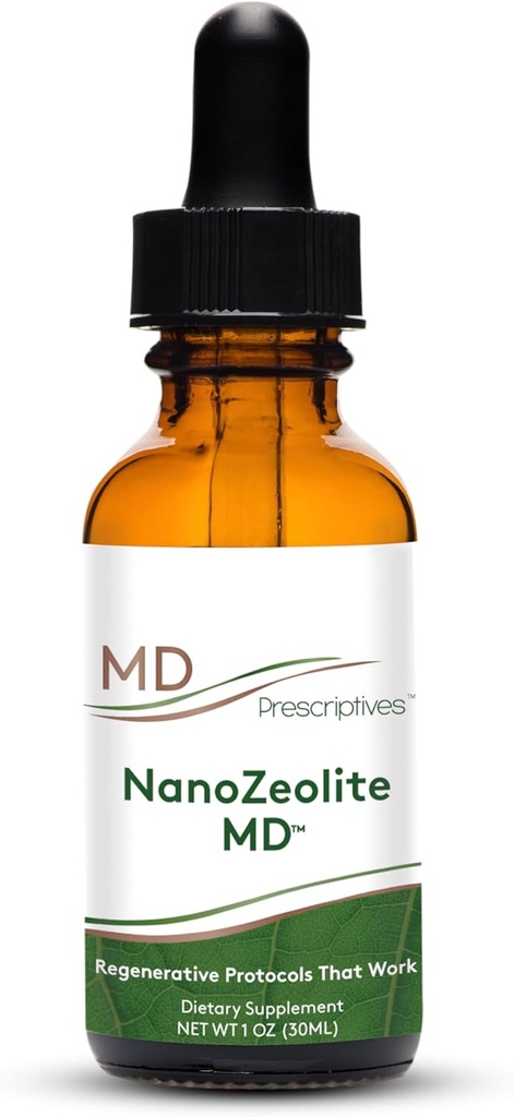 MD Prescriptives - NanoZeolite MD - Soluble Zeolite Solution - 60 Servings - 1 fl oz 2