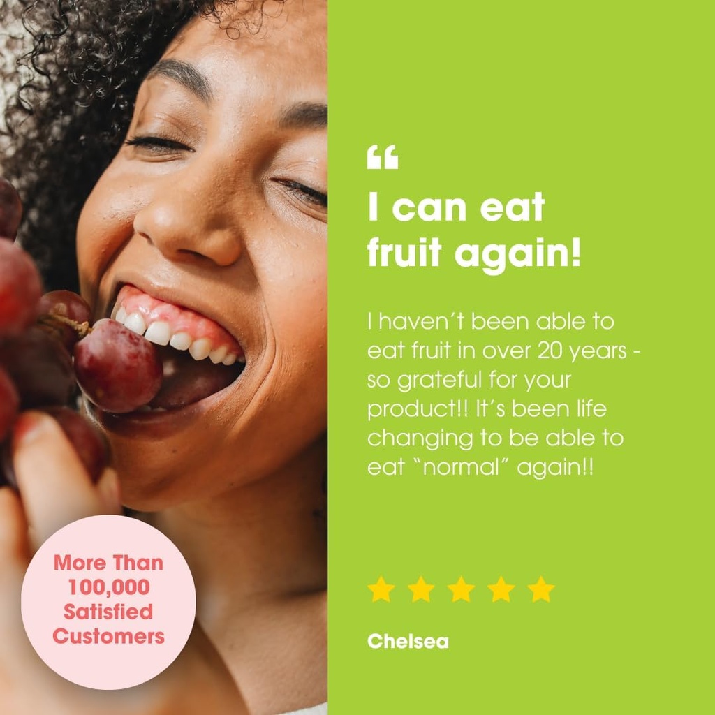 Intoleran Fructase Digestive Enzymes - 36 Capsules | Supplement for Fructose Intolerance | Enzymes to Help Digest Sugary Foods & Drinks (Fruit Sugar) | Fast Acting | Pure and Vegan | Low FODMAP 6