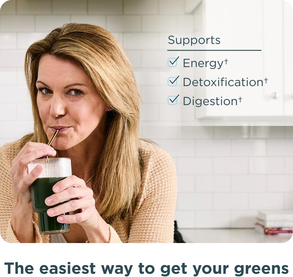 Ancient Nutrition SuperGreens Powder with Probiotics, Organic Mango Flavor Greens, Made from Real Fruits, Vegetables and Herbs, Digestive and Energy Support, 12 Servings, 3.3oz 3