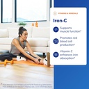 Pure Encapsulations Iron-C - 15 mg - 175 mg Vitamin C - Red Blood Cell Support* - Energy Production - Highly Bioavailable Iron Pill - Gluten Free & Vegan - 30 Capsules 4