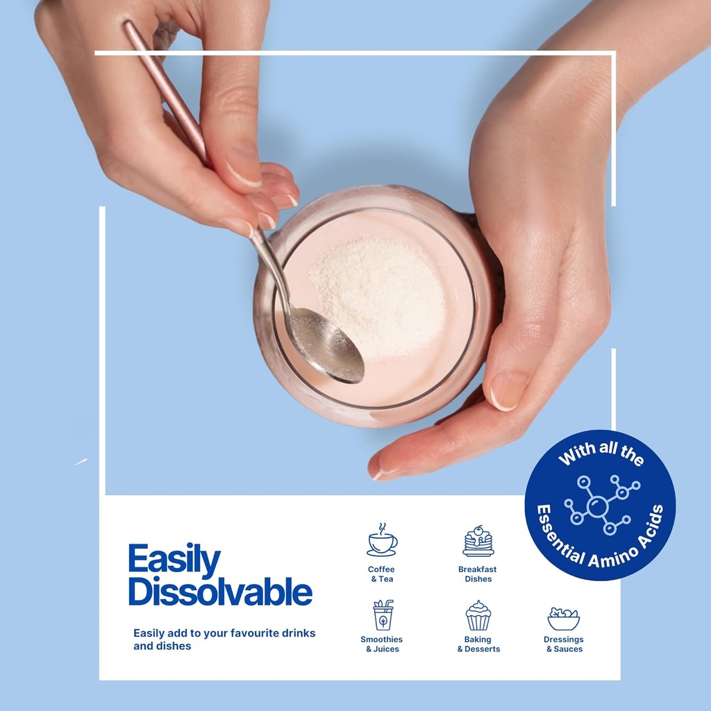 The Intelligent Health Collagen Peptides Powder, 45 Servings, Hydrolyzed Collagen, Type I & III, Grass Fed, Unflavored, Gluten Free, Keto/Paleo, 10g Servings, 15.9 Oz, Skin Support, Hair, Nail, Joints 5