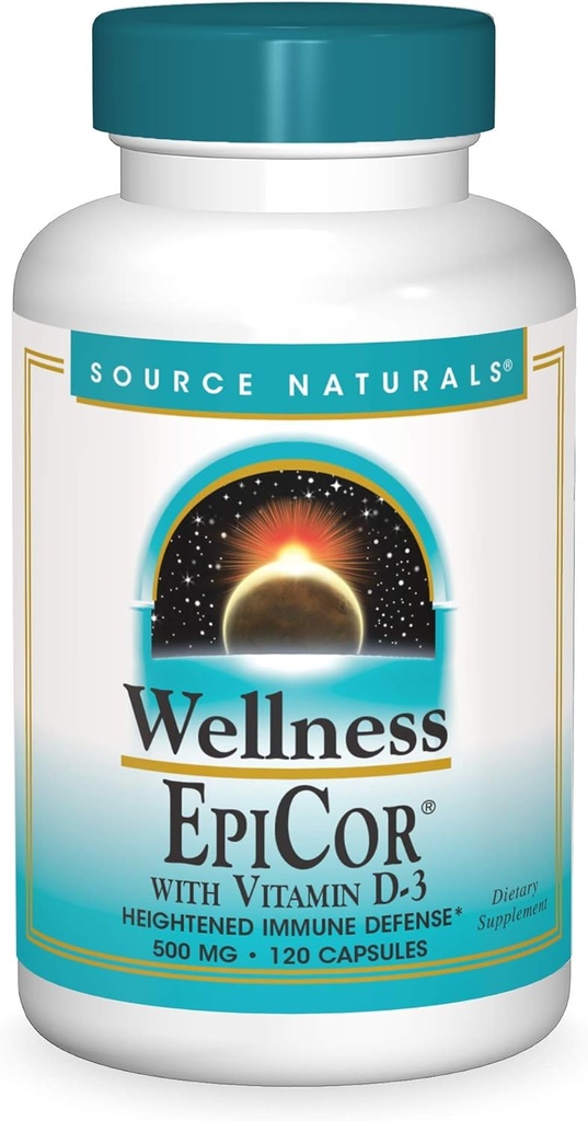 Source Naturals Wellness EpiCor with Vitamin D-3 for Heightened Immune Defense* - 120 Capsules 2