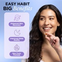 ZitSticka Vitamin Acne Supplement for Cystic Acne w/ 30 Natural Caps for Women and Men, Supplements for Hormonal Support, Skin Clarity, Dark Spots - Dermatologist Tested (After Hours Ceramides) 6