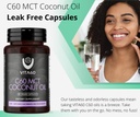 C60 Oil Capsules | Age-Defying Vitality and Antioxidant Support | 99.99% Pure Solvent Free C60 | Organic Oil | Vegan Friendly | Superior Customer Service (Coconut Oil) 5