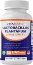 Vitamatic Lactobacillus Plantarum - 20 Billion per DR Capsule - 60 Count - Digestive Support - Made with Prebiotic Inulin Fiber 2