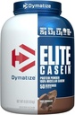Dymatize Elite Casein Protein Powder, Slow Absorbing with Muscle Building Amino Acids, 100% Micellar Casein, 25g Protein, 5.4g BCAAs & 2.3g Leucine, Helps Overnight Recovery, Smooth Vanilla, 2 Pound 5