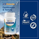 Magnesium Complex Supplement - Magnesium Capsules 500Mg with Glycinate, Citrate, Malate, Taurate & Orotate + B6 | Non-GMO, Gluten Free for Sleep, Muscle & Stress Relief | 60 Vegan Caps. 4