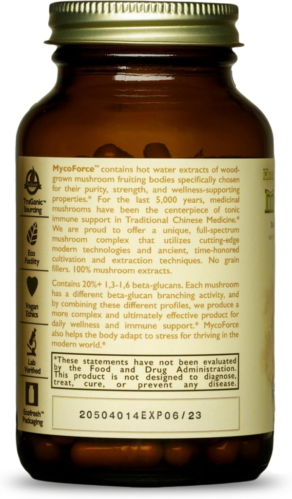 HEALTHFORCE SUPERFOODS MycoForce - Capsules - 120 Vegan Capsules 4