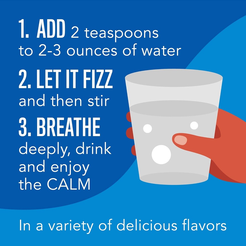 NATURAL VITALITY Orange Flavor Magnesium Anti-Stress Drink Mix, 8 OZ 6