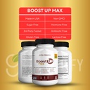 Boost Up Max Male Health Supplement – with Calcium, Zinc & Proprietary Blend for Vitality & Strength, 180 Capsules (3 Pack) 6