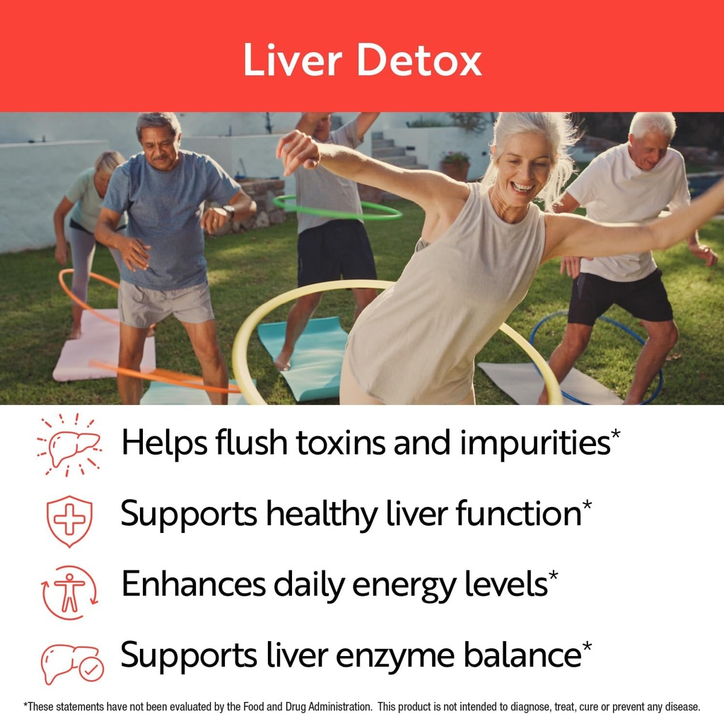 Liver Detox with 360 mg Milk Thistle Supplement with Alpha Lipoic Acid, Choline and NAC, Supports Healthy Liver Function, 60 Veggie Caps 5