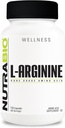 NutraBio L-Arginine Supplement, 750mg – Nitric Oxide Precursor, Supports Blood Flow, Vascular Health, and Muscle Growth- L Arginine Supplements for Men and Women- 120 Capsules 2