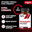 agobi Saw Palmetto Supplement with Maca Root - High Extract Support for Hair Health, Restful Mood & Energy Support - 150 Veggie Capsules 4