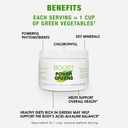 BODi Power Greens Boost - for Women & Men - Superfood Supplement with Phytonutrients from Spinach, Chlorella, Cucumber, Kale, Celery & Matcha - No Artificial Colors or Flavors, 21 Servings 5