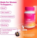 Pink Stork DIM Supplement for Women - Estrogen and Hormone Balance for Menopause, Perimenopause & PMS - DIM 200 mg Plus BioPerine for Mood Support - 60 Day Supply 4