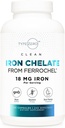Type Zero Iron Chelate Capsules (18 MG, 240 CAPS) from Ferrochel Ferrous Bisglycinate Chelate - Non-GMO and Gluten Free 2