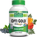 Botanic Choice Opti Gold - Premium Vision Eye Health Support Supplement with Six Powerful Nutrients - 15 mg Patented Highly Abosorbable FloraGlo Lutein Alpha Lipoic Acid - 60 Capsules 2