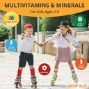 Doctor Taller Kids - Kids Multivitamins, Toddler Vitamins - Support Bone Strength, Enhanced Immunity with Calcium, Multivitamins for Ages 2 to 9 - Grape Flavor - 90 Chewable Tablets | 6 Weeks Supply 3
