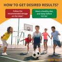 Doctor Taller Kids - Kids Multivitamins, Toddler Vitamins - Support Bone Strength, Enhanced Immunity with Calcium, Multivitamins for Ages 2 to 9 - Grape Flavor - 90 Chewable Tablets | 6 Weeks Supply 6