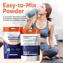 Vitamatic Magnesium Aspartate 1000mg per Serving Supports Muscle, Joint, and Heart Health 250 Grams - 250 Servings 4