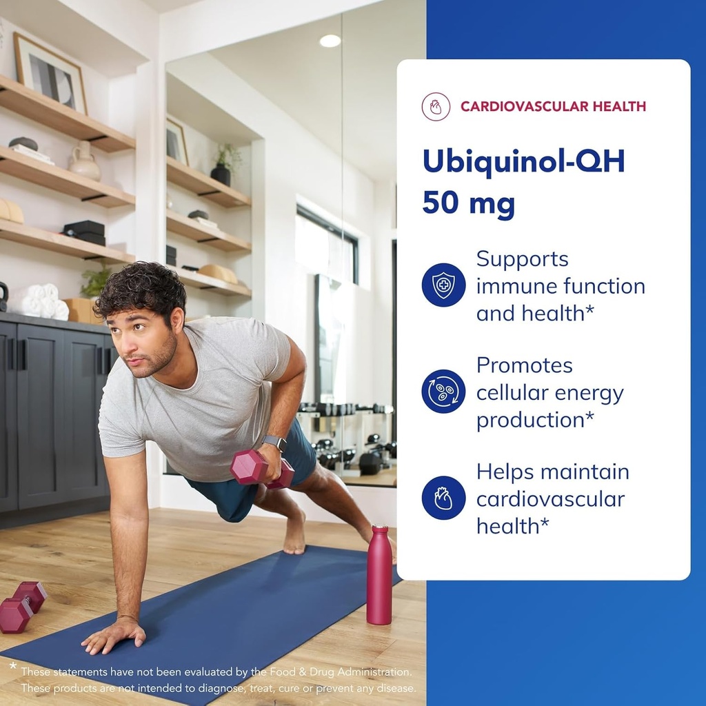 Pure Encapsulations Ubiquinol-QH 50 mg | Active Form of CoQ10 to Support Immune Health, Cellular Energy, and Cardiovascular Health* | 60 Softgel Capsules 4
