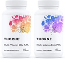 THORNE - Multi-Vitamin Elite AM & PM (180 Capsules) & Amino Complex (Berry, 8 Oz) Bundle - Supports Energy Production & Athletic Performance - Gluten, Dairy & Soy-Free 3
