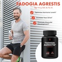 HUMANX Fadogia Agrestis, Tongkat Ali & Beta Ecdysterone 1000mg - USA Third Party Tested Supplement - Powerful Extracts to Support Athletic Performance & Muscle Mass - Veggie Capsules Supplements 4