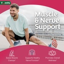 YUM-V'S Magnesium Citrate Gummies – 900mg Highly Absorbable Magnesium Gummies for Women & Men to Support Nerve, Muscle & Enzyme Function – Gluten-Free, Kosher & Raspberry Flavor (90 Count) 5