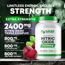 Nitric Oxide Supplement 2400mg with L-Arginine, L-Citrulline and Beet Root Extract, 240 Capsules 3