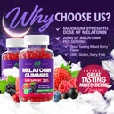 Melatonin 20mg Gummies for Adults (120 Count) - High Potency Sleep Support with 10mg of Melatonin Per Gummy - Gluten-Free, Non-GMO, Vegetarian, Great Tasting Mixed Berry Flavor - 60 Servings 3