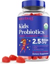 LOVEBUG Kids Probiotic Gummies – Organic Chewable Probiotics for Kids Aged 4+, Soil- Based Children’s Probiotic for Gut Health,Constipation,Digestive & Immune Support, Vegan, 30 Chews, Strawberry 2