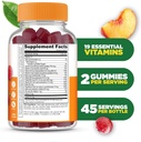 Lifeable Multivitamin for Men Gummies | VIT A, C, D, E, B1, B2, Niacin, B5, B6, Folate, B12, Biotin, Iodine, Zinc, Chromium, Ginseng, Lycopene, Inositol | Mens Multivitamins Gummies | 90 Gummies 3