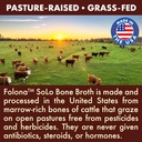 Solo Bone Broth Protein Collagen Powder Low Sodium, 16g Hydrolyzed Collagen Type I & III, for Healthy Skin, Nails, Hair, Joints & Digestion, Grass Fed, 1 lb (Bag - Net Wt. 1 lb. Powder) 4