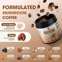 Mushroom Coffee - Lions Mane Mushroom Powder Instant Coffee with Lion's Mane, Reishi, Chaga, Cordyceps, and Turkey Tail - Mushroom Coffe Alternative for Energy, Mental Clarity & Focus, Brain Booster 3