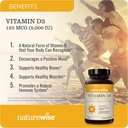 NatureWise Vitamin B Complex 360 Softgels[1-Year Supply] & Vitamin D3 5000iu 360 Count Mini Softgels[1-Year Supply] Bundle 4
