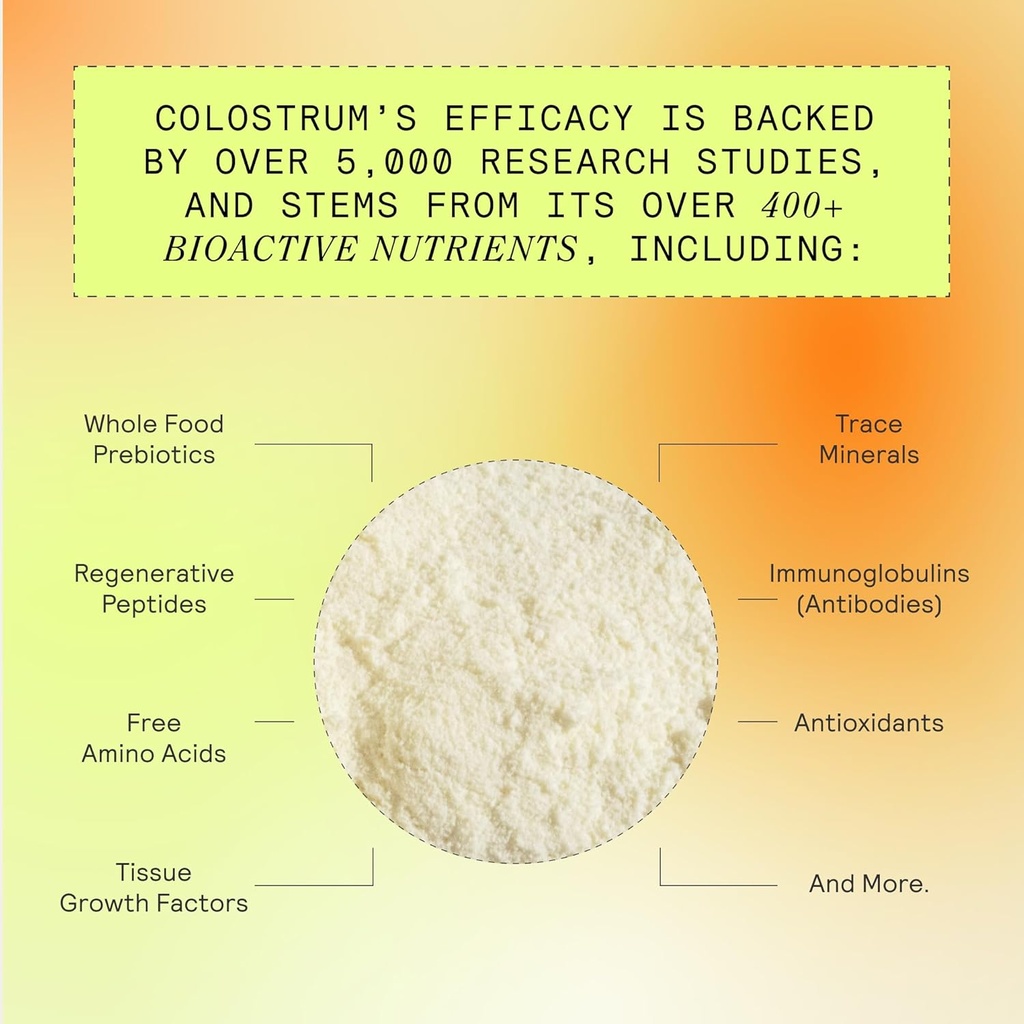 ARMRA Colostrum™ Powder | Vine Watermelon | Gut Health & Bloating | Skin & Hair | Immunity | Keto, Gluten & Fat-Free | 90 Servings 5