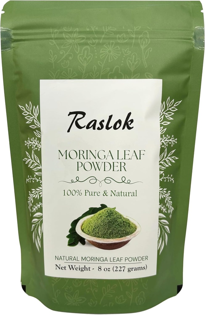 Moringa Powder | 100% Pure Moringa Leaf NO Stems | Moringa Olifera Powder (8 Oz) 2