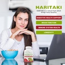 Organic Haritaki Capsules - Improves Digestion - Detoxification & Rejuvenation – Maintains Regularity - Brain Function- 100 Capsules Terminalia chebula | Vegan, Non-GMO 5