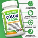 Colon Cleanser Detox Supplement Capsules - 15 Day Colon Cleanse Pills & Probiotic Herbal Formula - Daily Bowel Movement Supplements for Intestinal Stomach Bloating Digestive Gut Cleansing Support 4